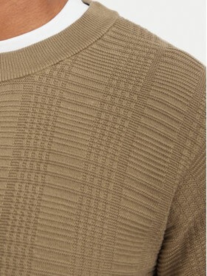HUGO Sweter Simoh 50566762 Brązowy Regular Fit