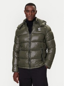 KARL LAGERFELD Kurtka zimowa 505022554590 Zielony Regular Fit