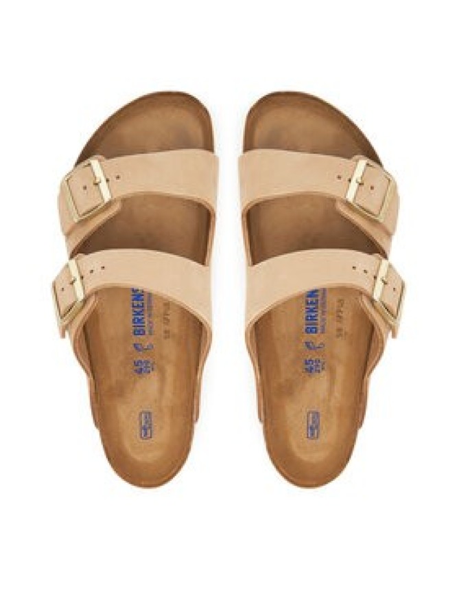 Birkenstock Klapki Arizona Sfb 1019013 Beżowy