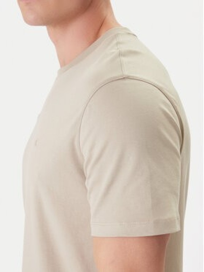 Calvin Klein T-Shirt LV04LB275G Beżowy Regular Fit