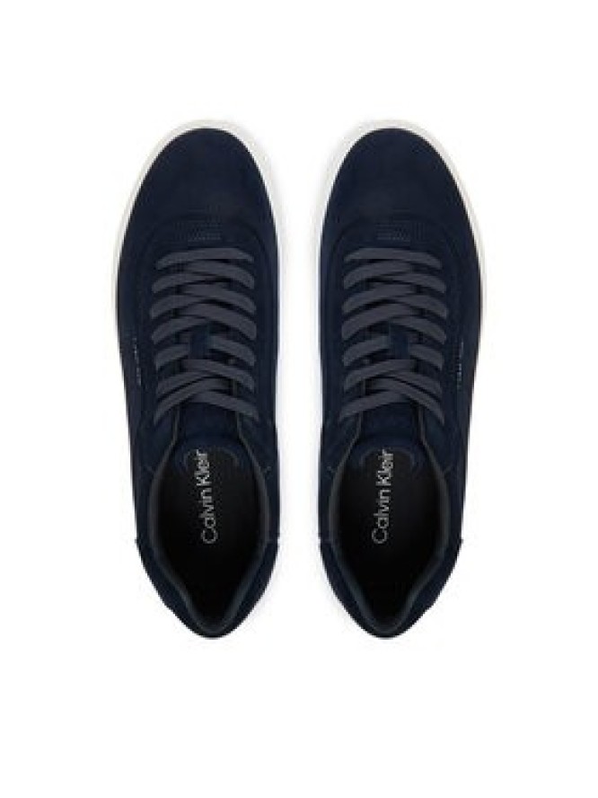 Calvin Klein Sneakersy Basket Cupsole Oxf Lup Hf Su HM0HM02131 Granatowy