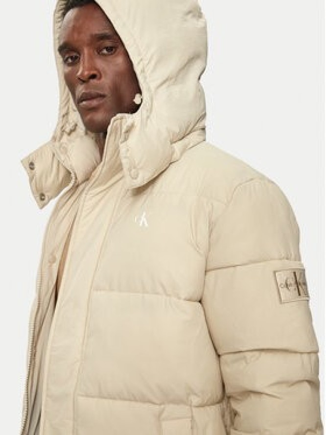 Calvin Klein Jeans Kurtka zimowa Essentials J30J326109 Beżowy Regular Fit