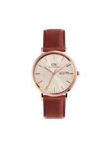 Daniel Wellington Zegarek Classic Day Display 40 DW00100829 Różowe złoto