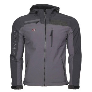 Kurtka wędkarska Taimen Arigiin softshell - Ciemnoszara