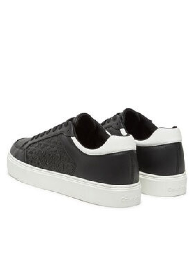 Calvin Klein Sneakersy Clean Cup Low Laceup Mono HM0HM01899 Czarny