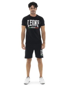 Zestaw męski T-shirt + szorty bermudy z logo Vintage