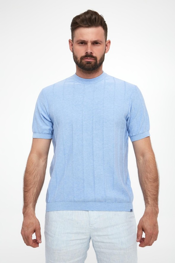 Sweter męski z krótkim rękawem PAUL&SHARK