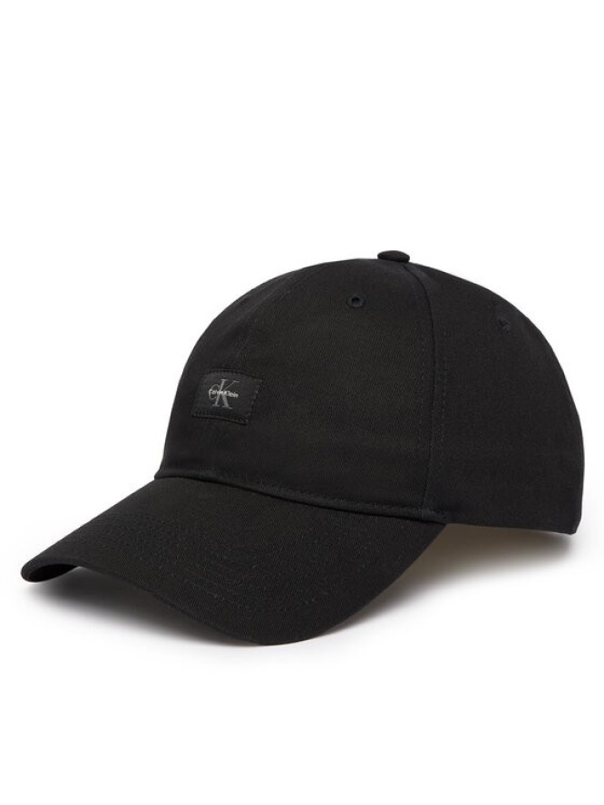 Calvin Klein Czapka z daszkiem Monologo Woven Patch Bb Cap LV04D5077G Czarny
