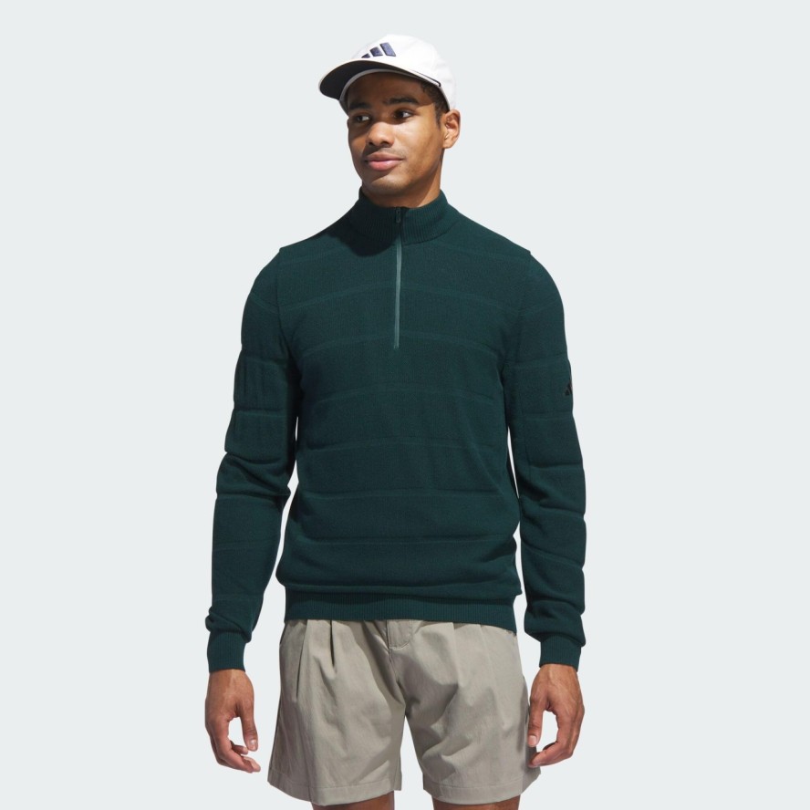 Sweter Ultimate365 Tour Wind Knit Quarter-Zip