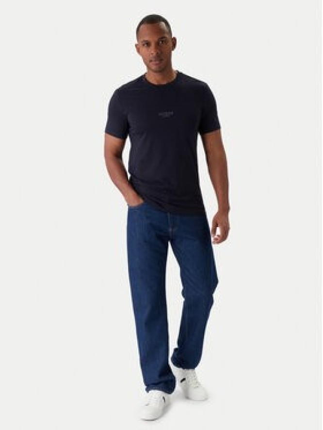 Guess T-Shirt M2YI72 I3Z14 Granatowy Slim Fit