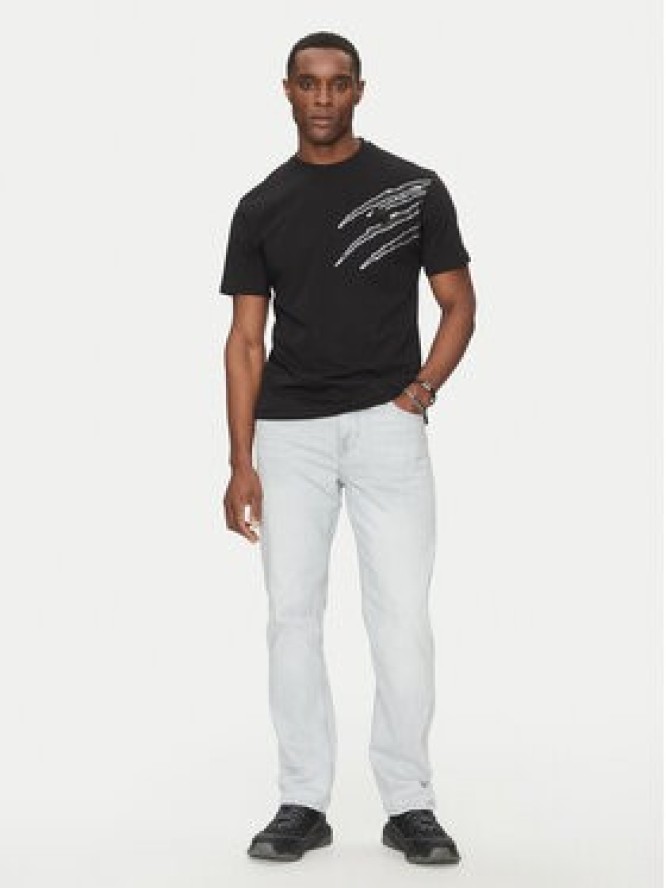 Plein Sport T-Shirt SAEC MTK8019 STE001N Czarny Regular Fit