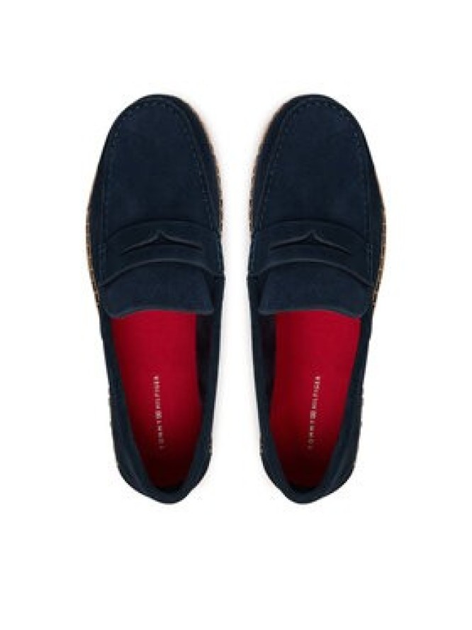 Tommy Hilfiger Espadryle Flexible Hilfiger Sde Espadrille FM0FM05794 Granatowy