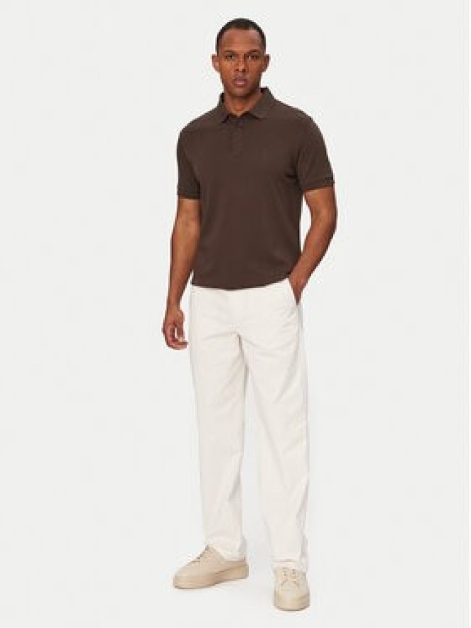 Calvin Klein Jeans Chinosy 90s LV04RF619G Biały Straight Fit