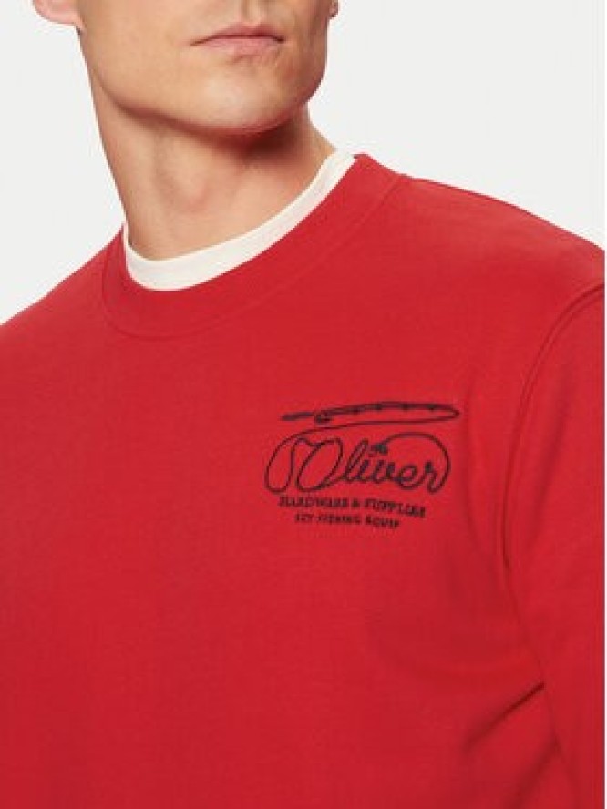 s.Oliver Bluza 2153489 Czerwony Regular Fit