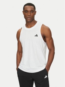 adidas Tank top Train Essentials Feelready Training Tank Top IC6947 Biały Slim Fit