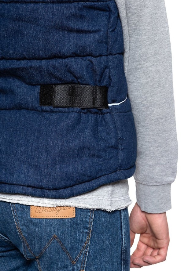 MĘSKI BEZRĘKAWNIK LEE PADDED VEST RINSE L87MGT36 112122932