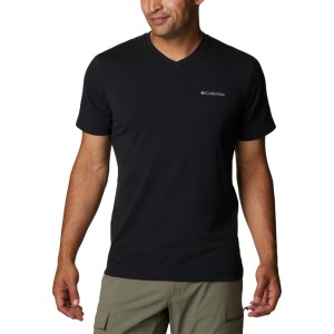 Koszulka sportowa męska Columbia Sun Trek V-Neck Short Sleeve z krótkim rękawem