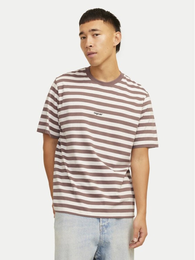 Jack & Jones T-Shirt Vesterbro 12265748 Beżowy Relaxed Fit