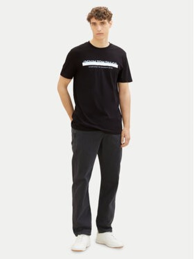 Tom Tailor Denim T-Shirt 1037653 Czarny Basic Fit