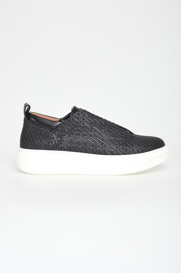 Sneakersy męskie skórzane Wembley Slip-On ALEXANDER SMITH