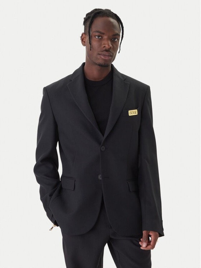 Versace Jeans Couture Marynarka 79GAQ706 N0136 Czarny Regular Fit