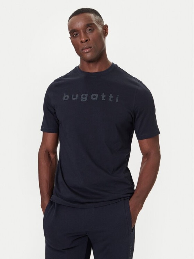 Bugatti T-Shirt 8350-85043D Granatowy Regular Fit