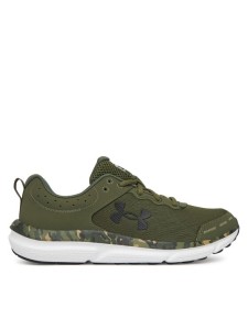 Under Armour Buty do biegania UA Charged Assert 10 Camo 3027036 Zielony