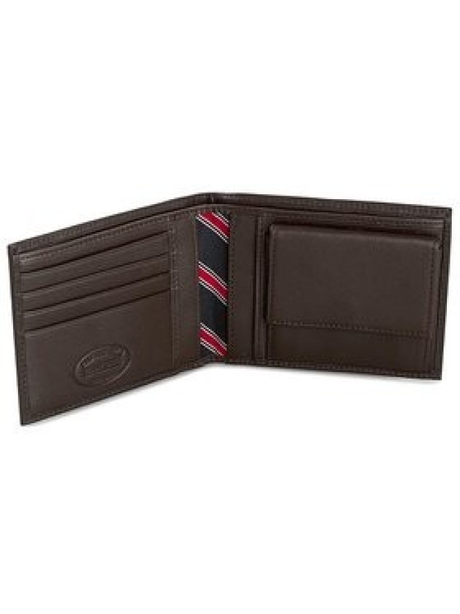 Tommy Hilfiger Portfel Eton Cc And Coin Pocket AM0AM00651/83361 Brązowy