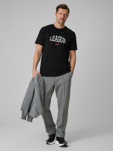 4F Spodnie dresowe męskie - szare XXL