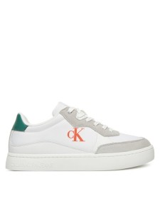 Calvin Klein Jeans Sneakersy Classic Cupsole Mg Nylon Mix YM0YM01304 Biały