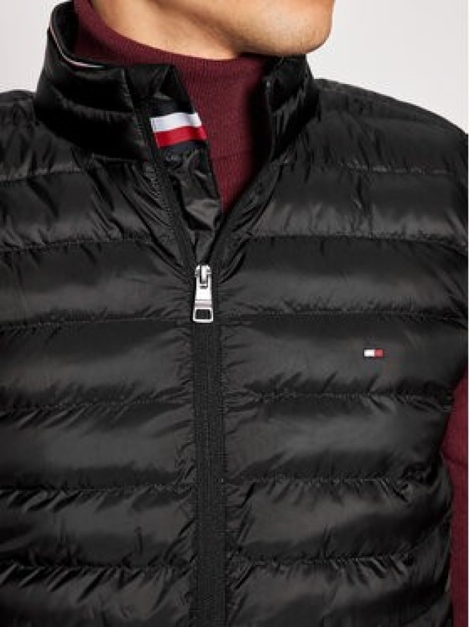 Tommy Hilfiger Bezrękawnik Core Circular MW0MW18762 Czarny Regular Fit