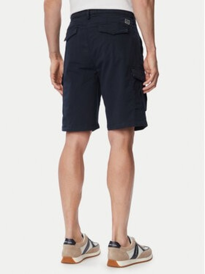 Guess Szorty materiałowe M6GDVA W1703 Granatowy Regular Fit