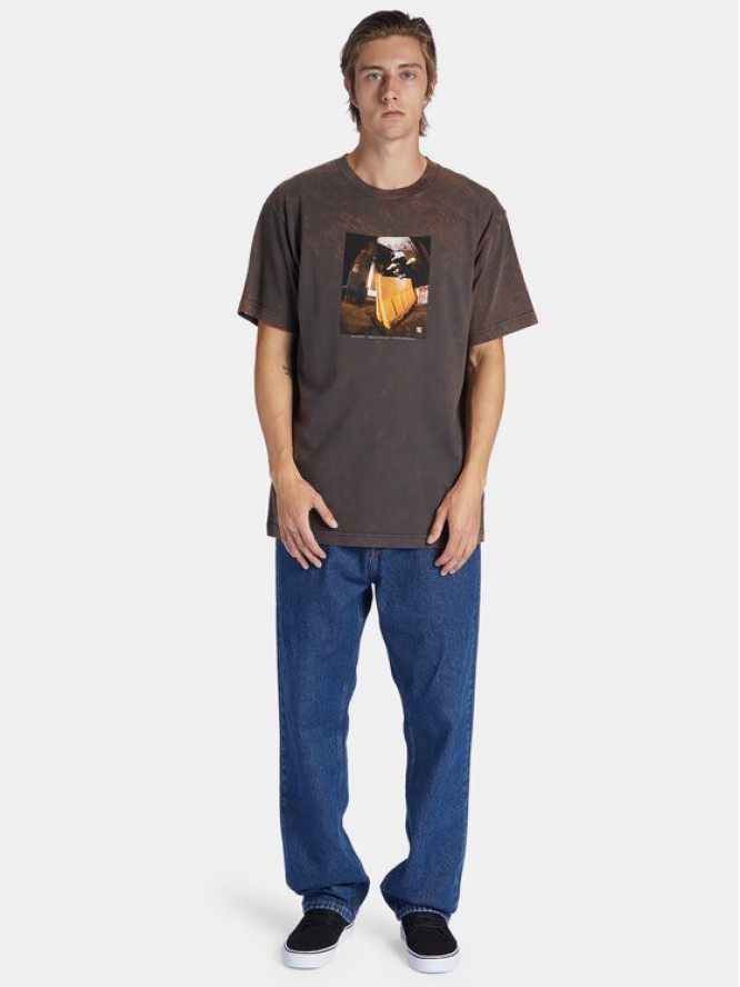 DC Shoes T-Shirt Heikkila Fs Nb Kttp ADYKT03218 Czarny Regular Fit