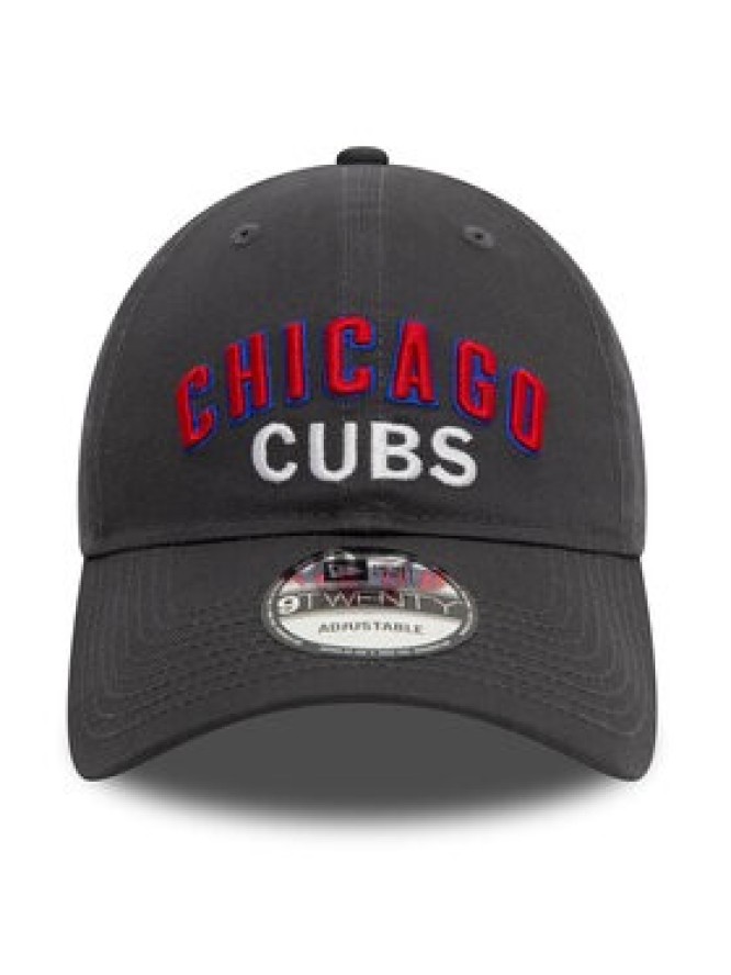 New Era Czapka z daszkiem Mlb Wordmark 920 Cubs 60503517 Szary