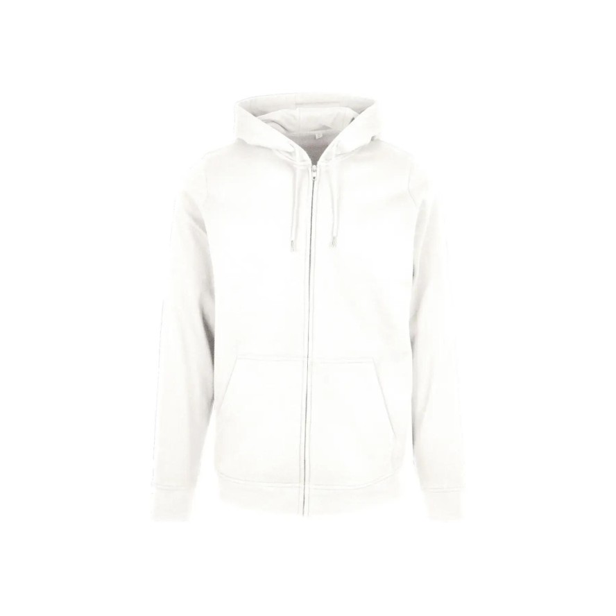 Bluza z kapturem i zamkiem błyskawicznym Build Your Brand Basic