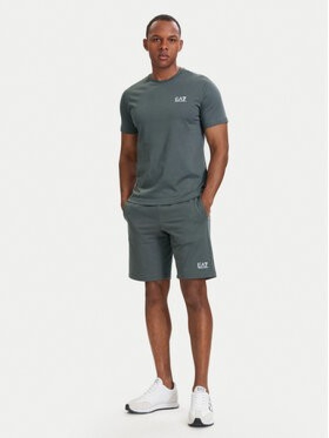 EA7 Emporio Armani T-Shirt 8NPT25 PJVPZ U8085 Szary Regular Fit