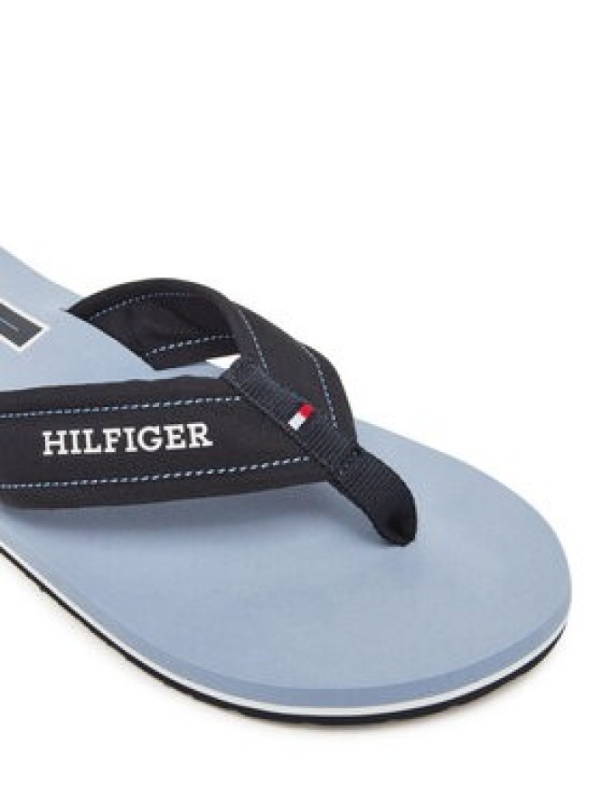 Tommy Hilfiger Japonki Hilfiger H Padded Beach Sandal FM0FM05536 Granatowy