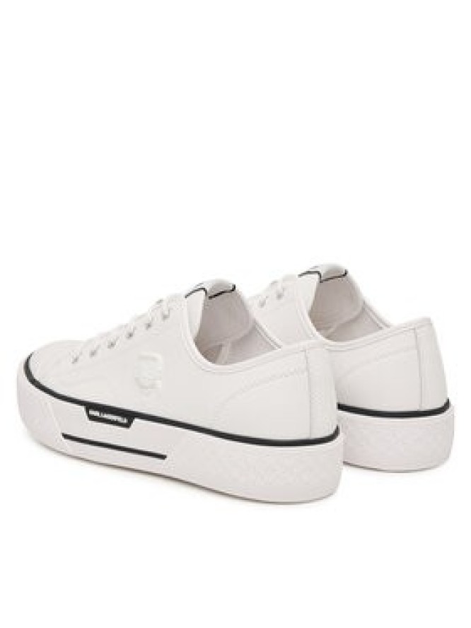 KARL LAGERFELD Trampki Kampus Max III KL50470N Biały