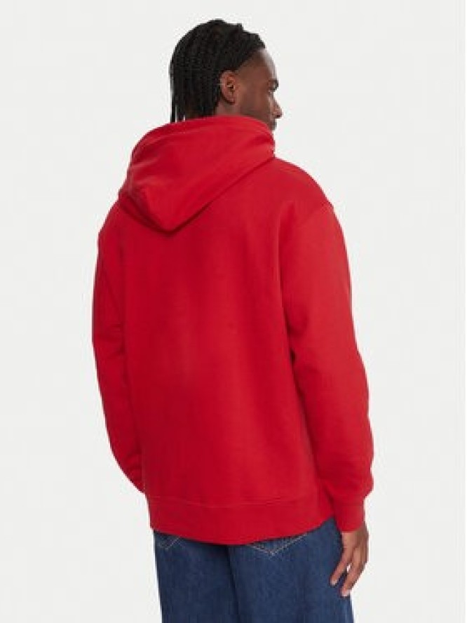 Quiksilver Bluza Dna EQYFT05121 Czerwony Oversize