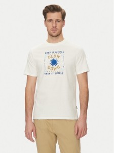 Blend T-Shirt 20718311 Biały Regular Fit