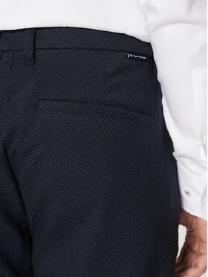 Tom Tailor Chinosy 1044345 Granatowy Slim Fit