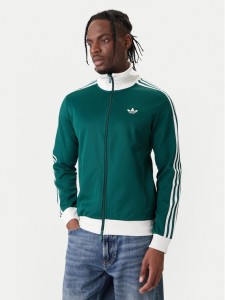 adidas Bluza adicolor Classic KE1666 Zielony Slim Fit