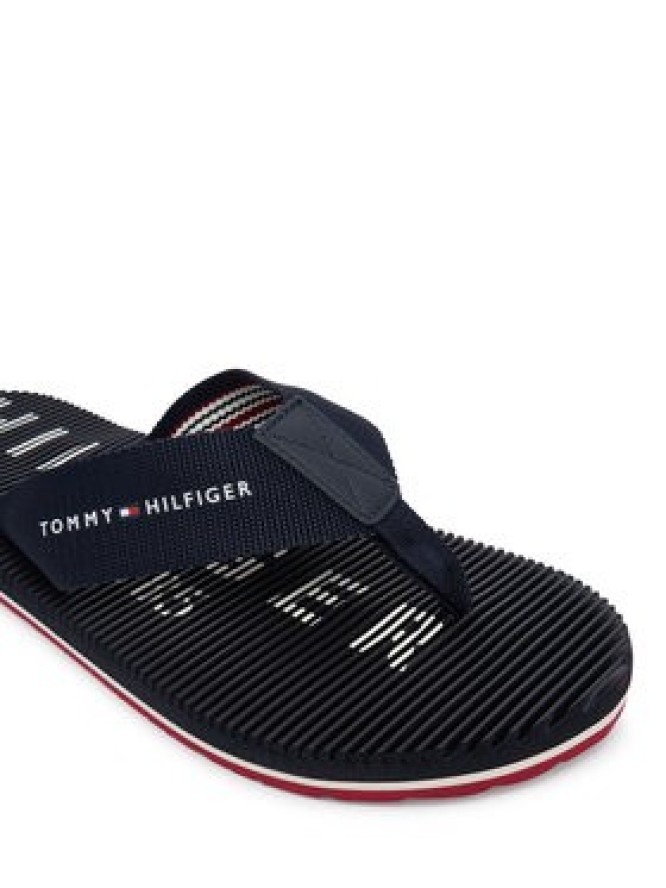 Tommy Hilfiger Japonki Massage Beach Sandal FM0FM06006 Granatowy