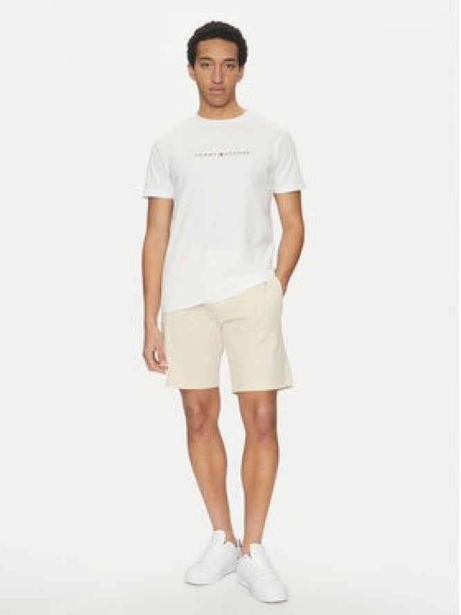 Tommy Hilfiger Szorty sportowe UM0UM03364 Beżowy Regular Fit