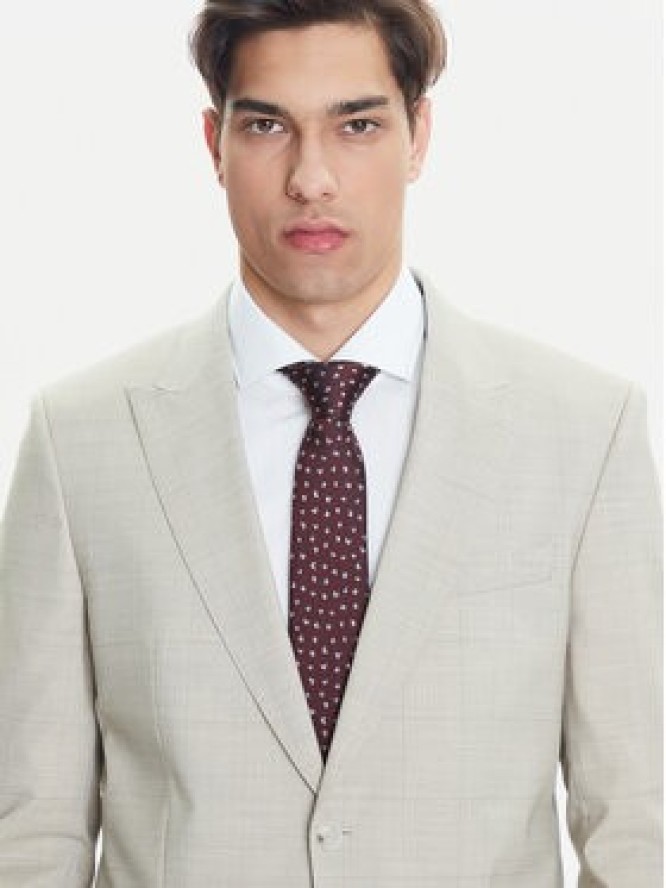 BOSS Garnitur H-Huge 50546099 Beżowy Slim Fit