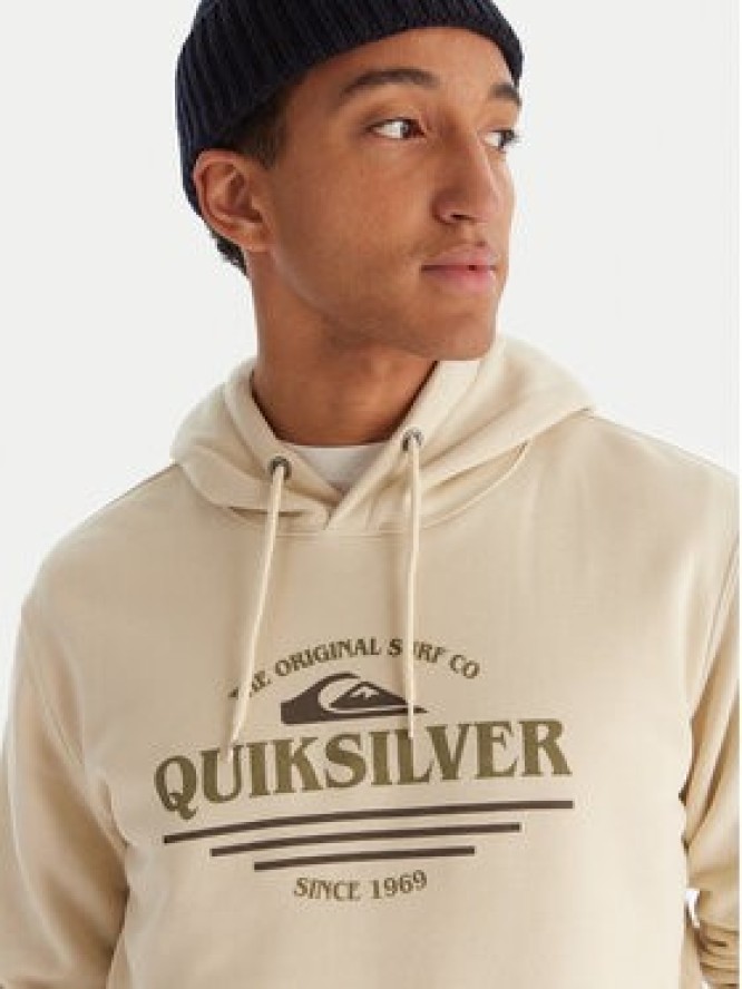 Quiksilver Bluza Screen Fleece Classic EQYFT05137 Beżowy Regular Fit
