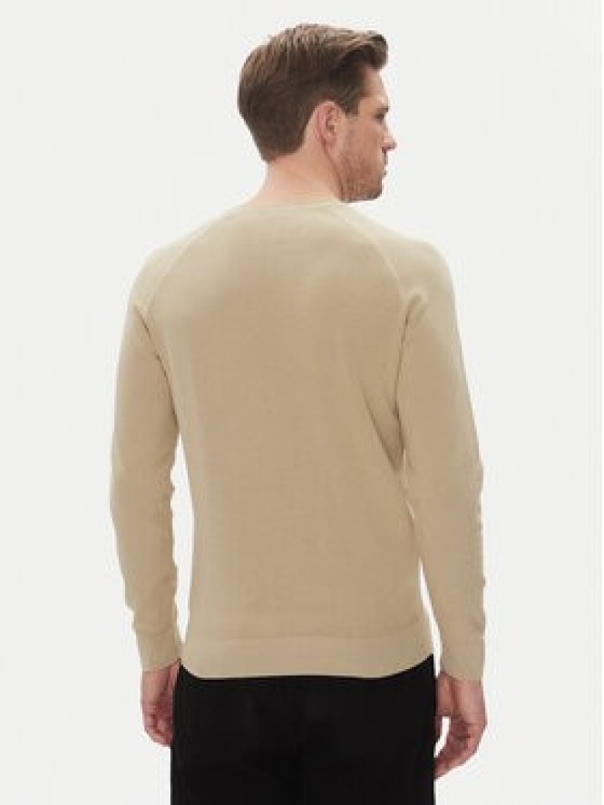 Aeronautica Militare Sweter 251MA1556L560 Beżowy Regular Fit