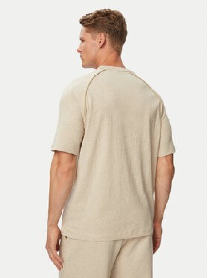 HUGO T-Shirt 50563112 Beżowy Regular Fit