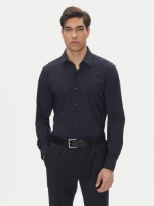 BOSS Koszula P-Hank 50539391 Granatowy Slim Fit
