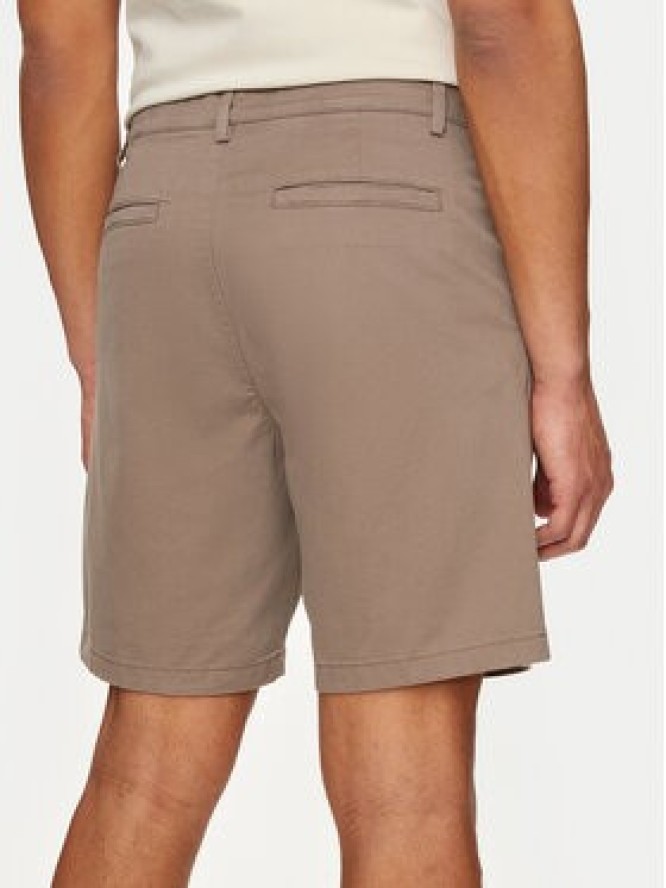 Selected Homme Szorty materiałowe Bill 16092256 Brązowy Regular Fit